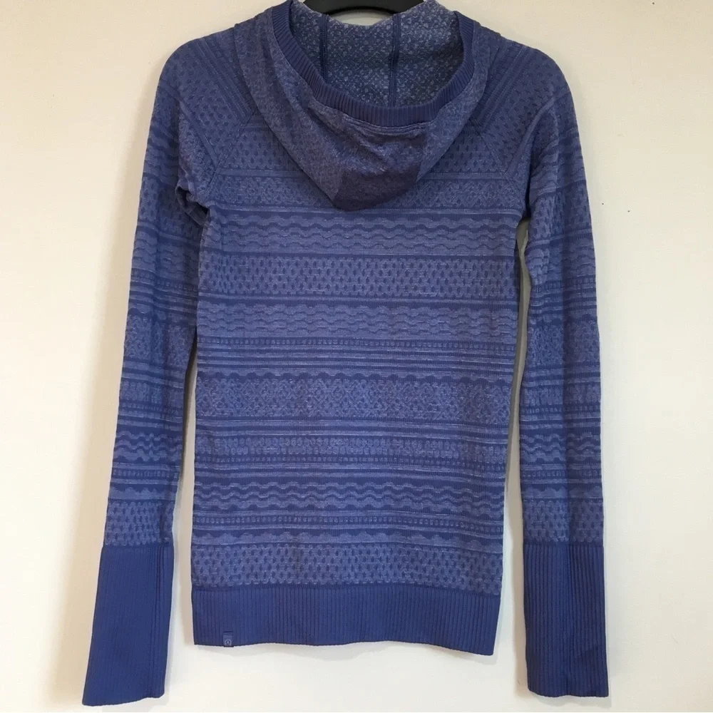 Lululemon Rest Less Gatsby Blue Long Sleeve Hoodie